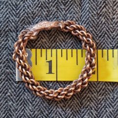 Midrealm Bronze Ring - 3x2 Plaited